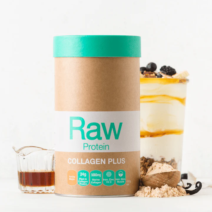 Amazonia Raw Protein Collagen Plus Vanilla Maple 450g - Image 3