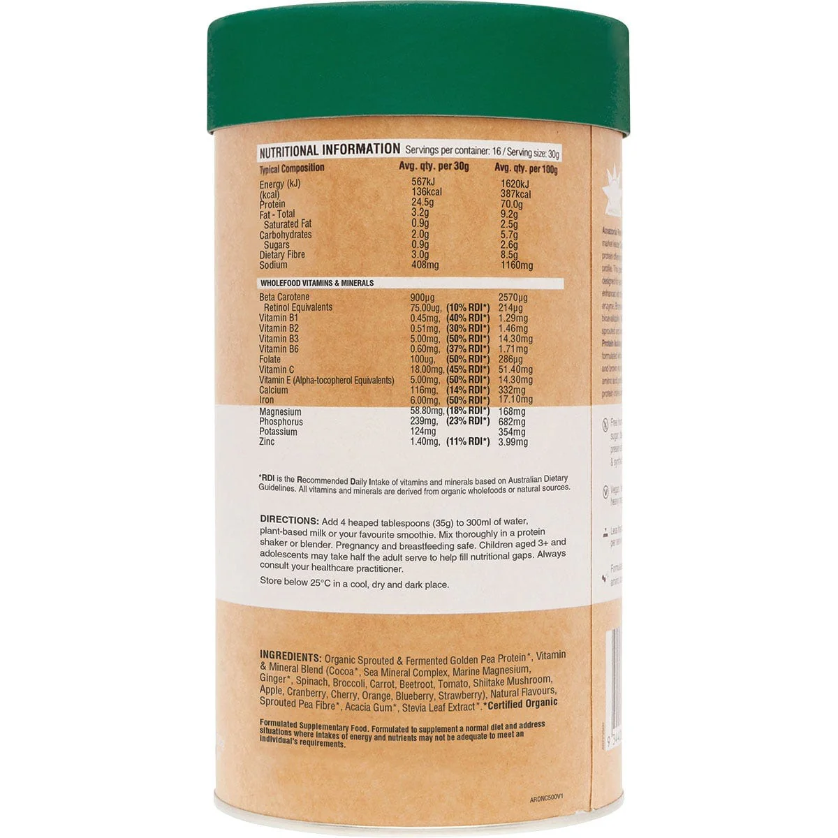 Amazonia Raw Protein Daily Nourish Chocolate - Image 10