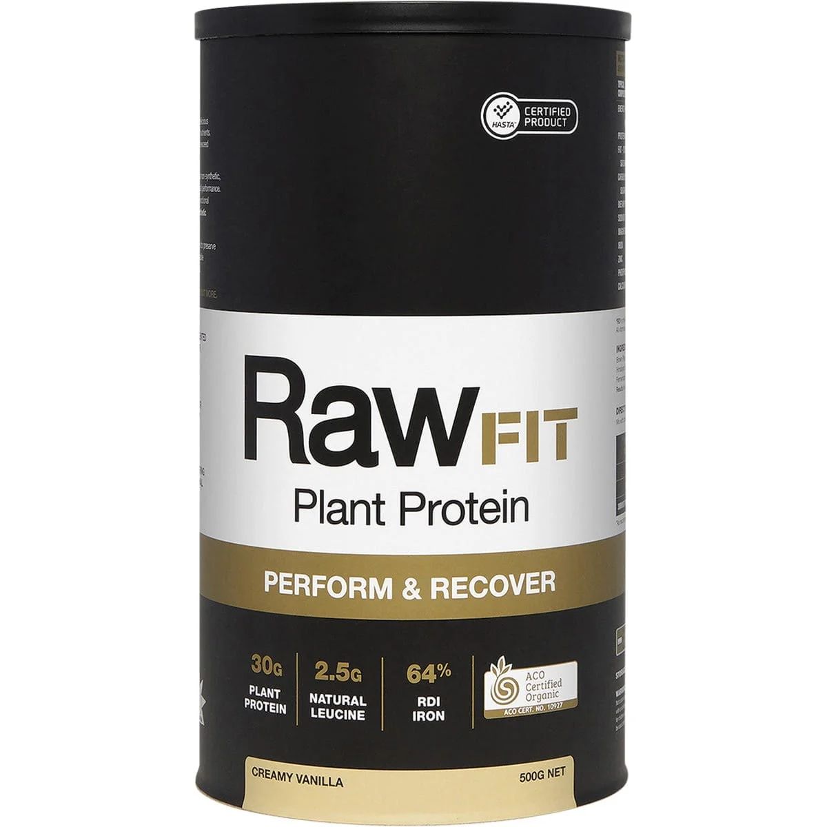 Amazonia RawFIT Plant Protein Organic Perform & Recover Creamy Vanilla - Image 7
