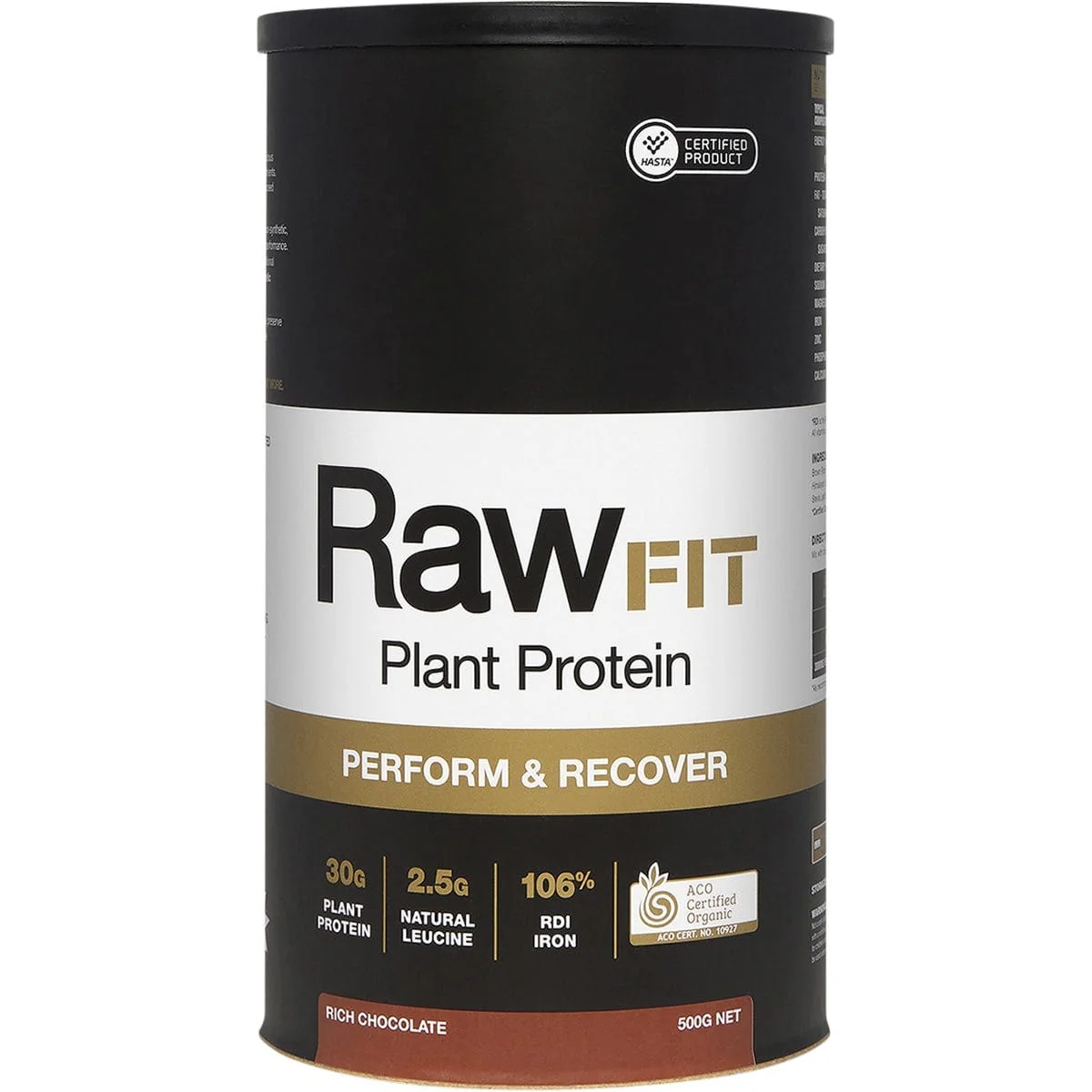 Amazonia RawFIT Plant Protein Organic Perform & Recover Rich Chocolate - Image 3