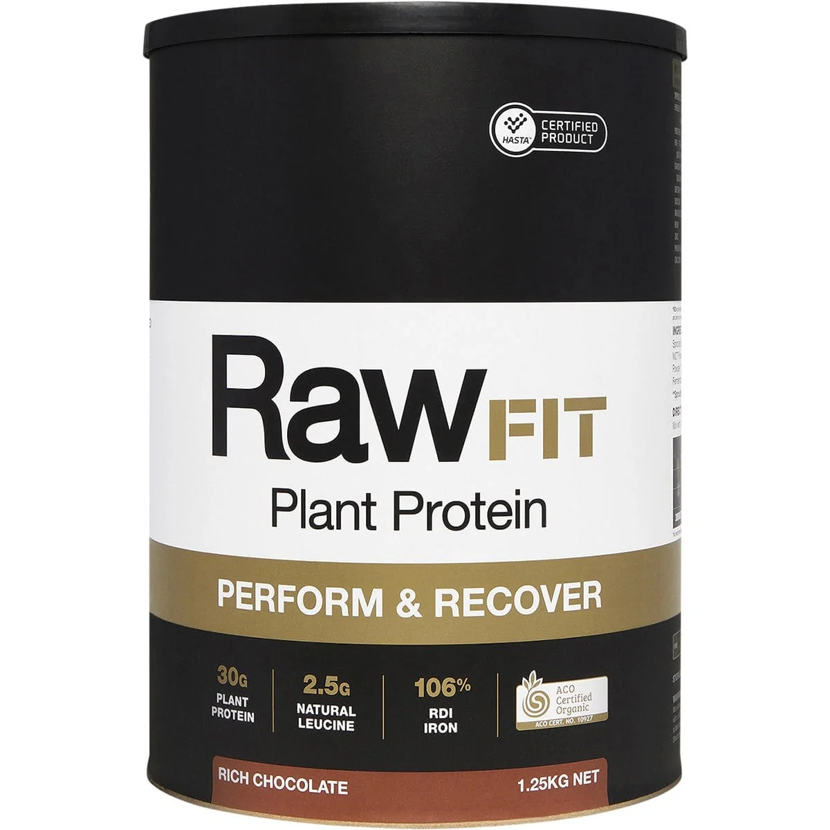 Amazonia RawFIT Plant Protein Organic Perform & Recover Rich Chocolate - Image 4